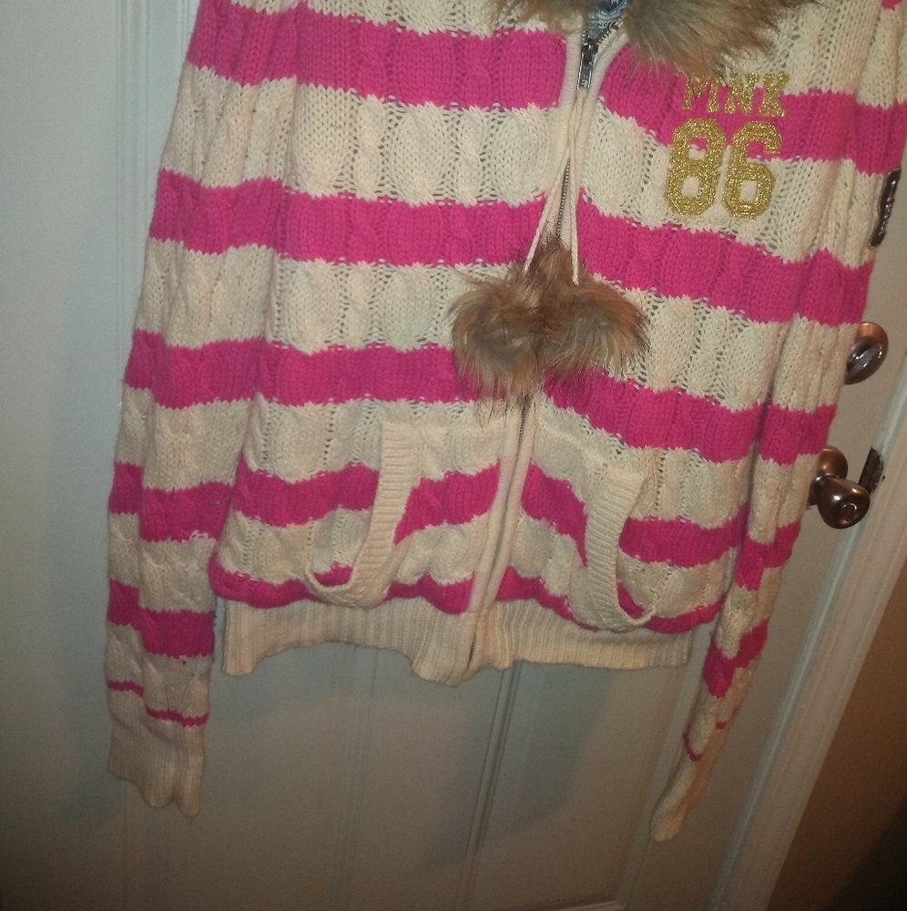 Pink Victoria's Secret Vintage Hoodie - Picture 9 of 14